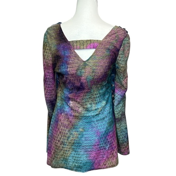 Pretty Angel Layered Multi Media Blouse - Picture 4 of 6
